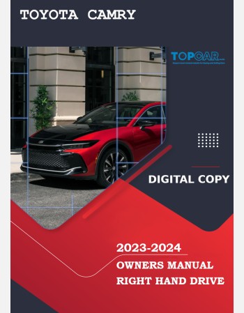 toyota crown 2023-2024 owners manual in english